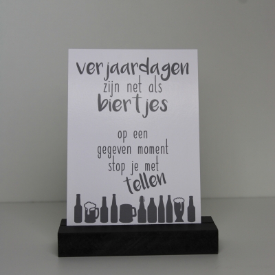 Ansichtkaart biertjes