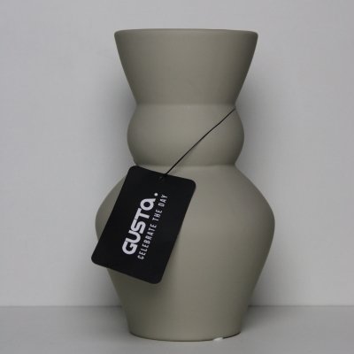 Deco vaas beige | Gusta