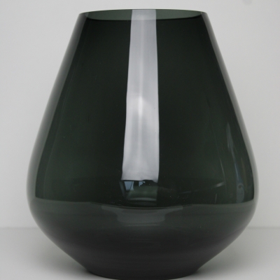 Vaas glas grijs