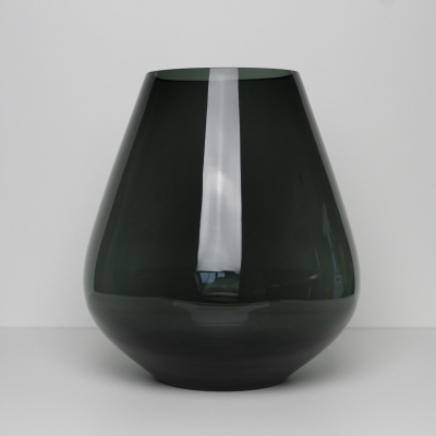 Vaas glas grijs